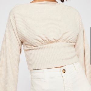 Free people crazy on you thermal sweater